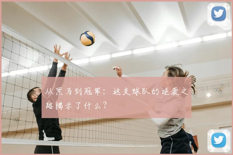 从黑马到冠军：这支球队的逆袭之路揭示了什么？